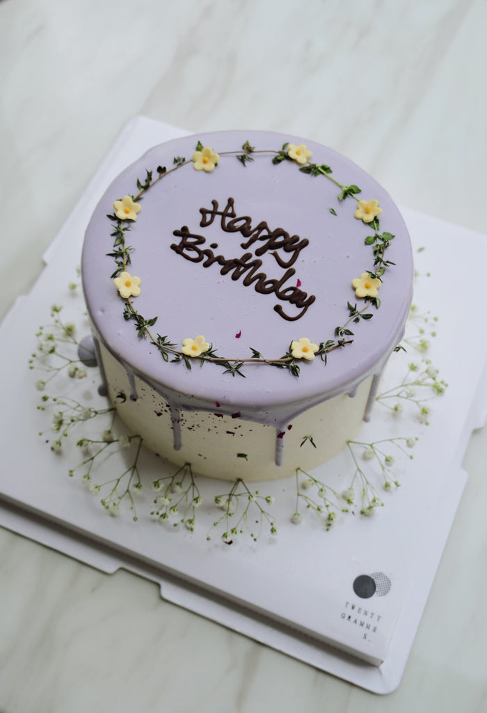 Lilac Garden Cake