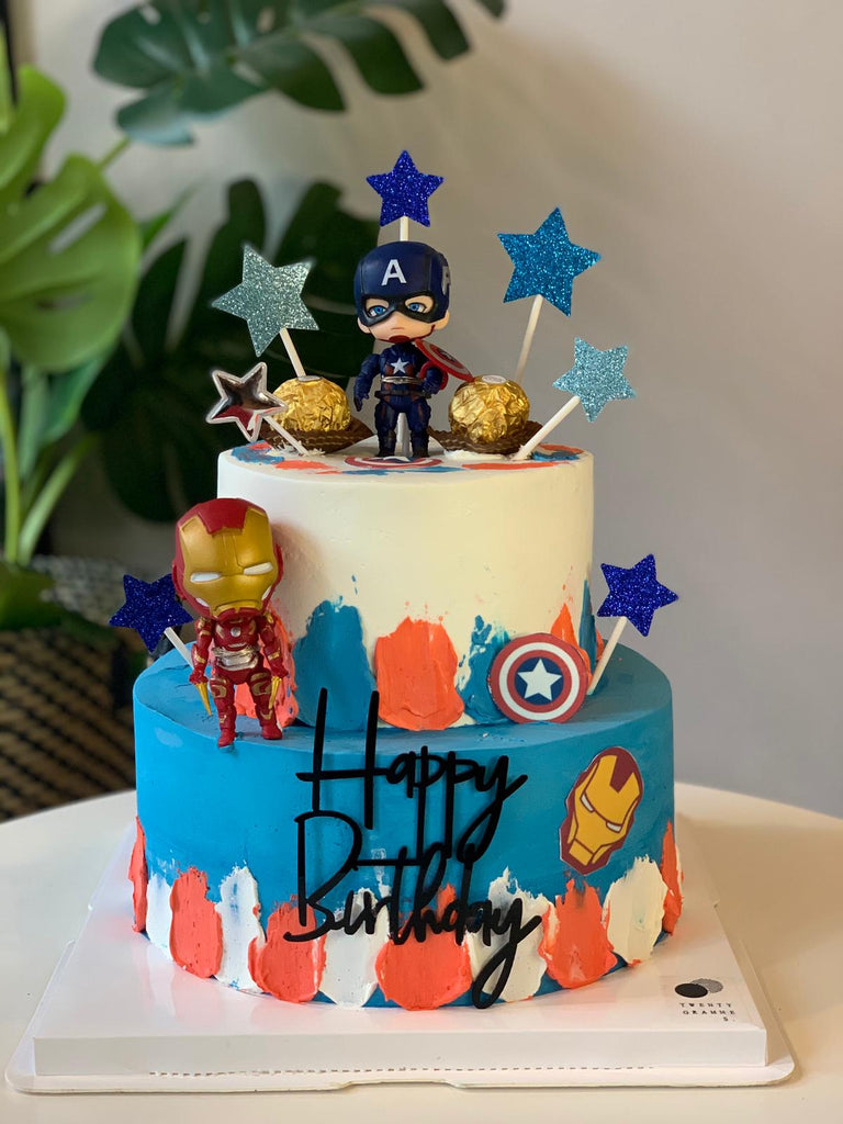 Avengers Themed Cake