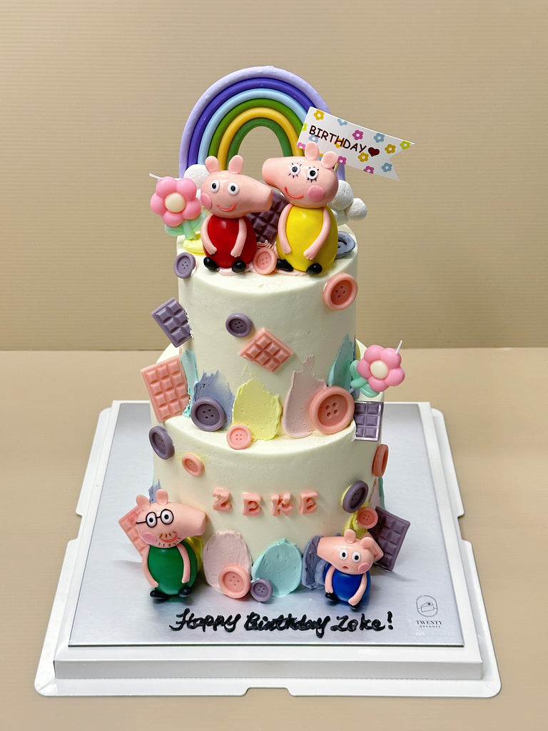 Peppa Pig Themed Cake