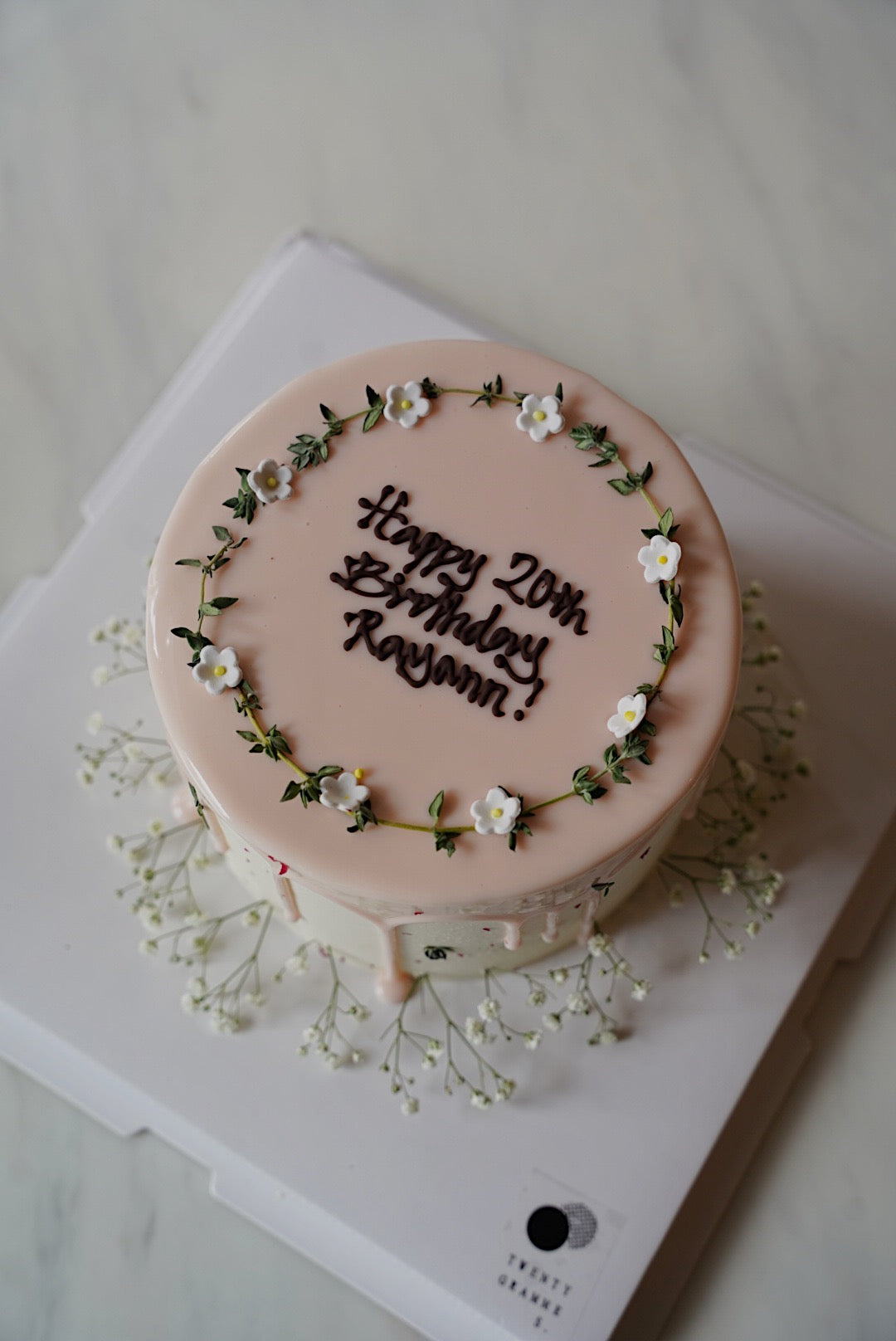 Pink Garden Cake | Twenty Grammes