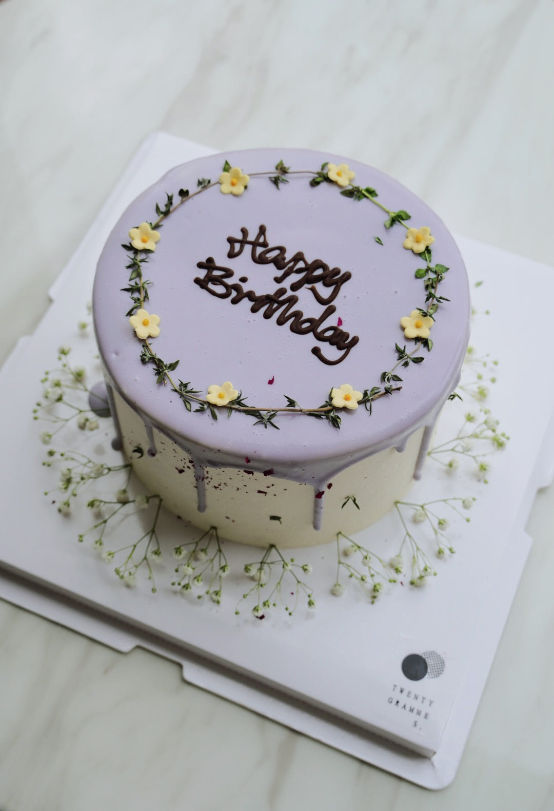 Lilac Garden Cake | Twenty Grammes