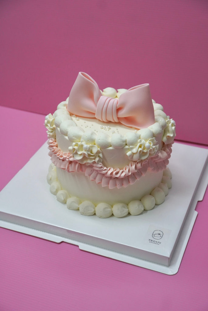 Vintage Ribbon Cake