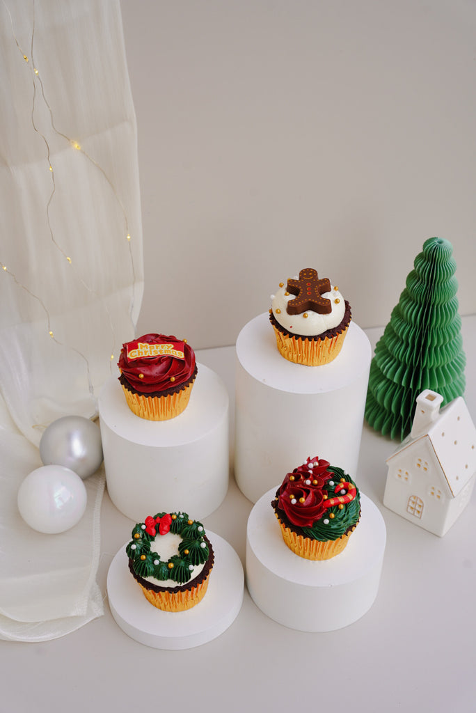 Festive Cupcake Quartet