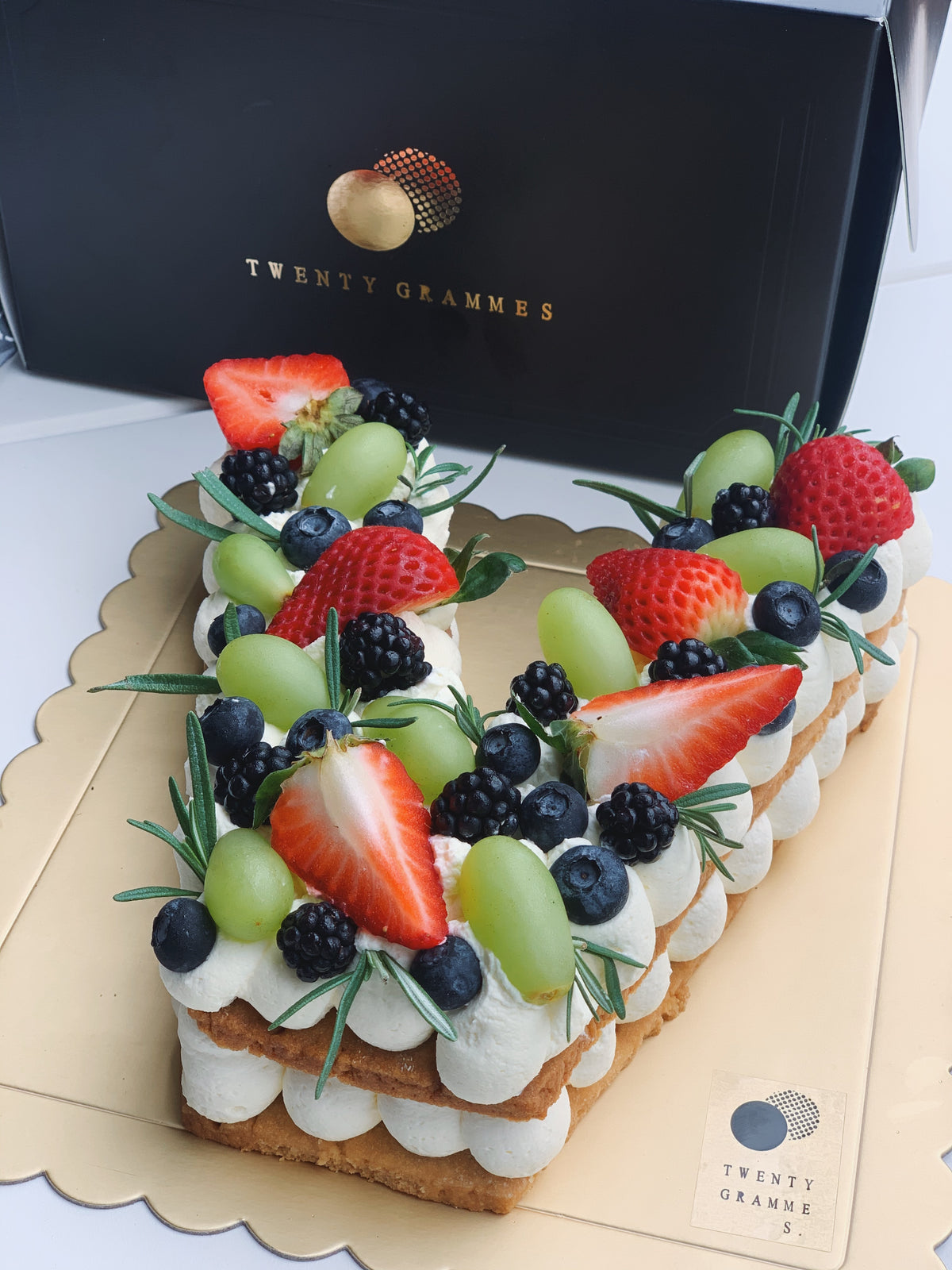 Alphabet Tart (Fruits)