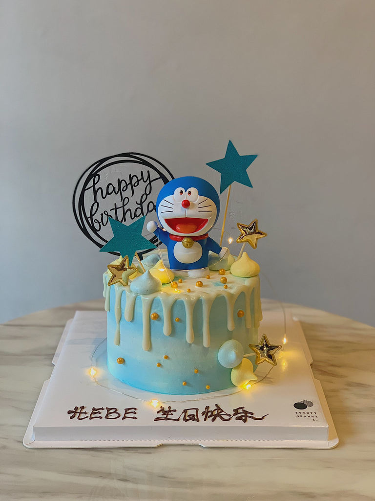 Doraemon Inspired Star Cake