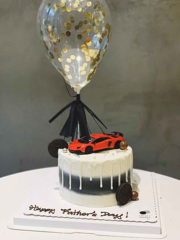 Marble Sports Car Cake