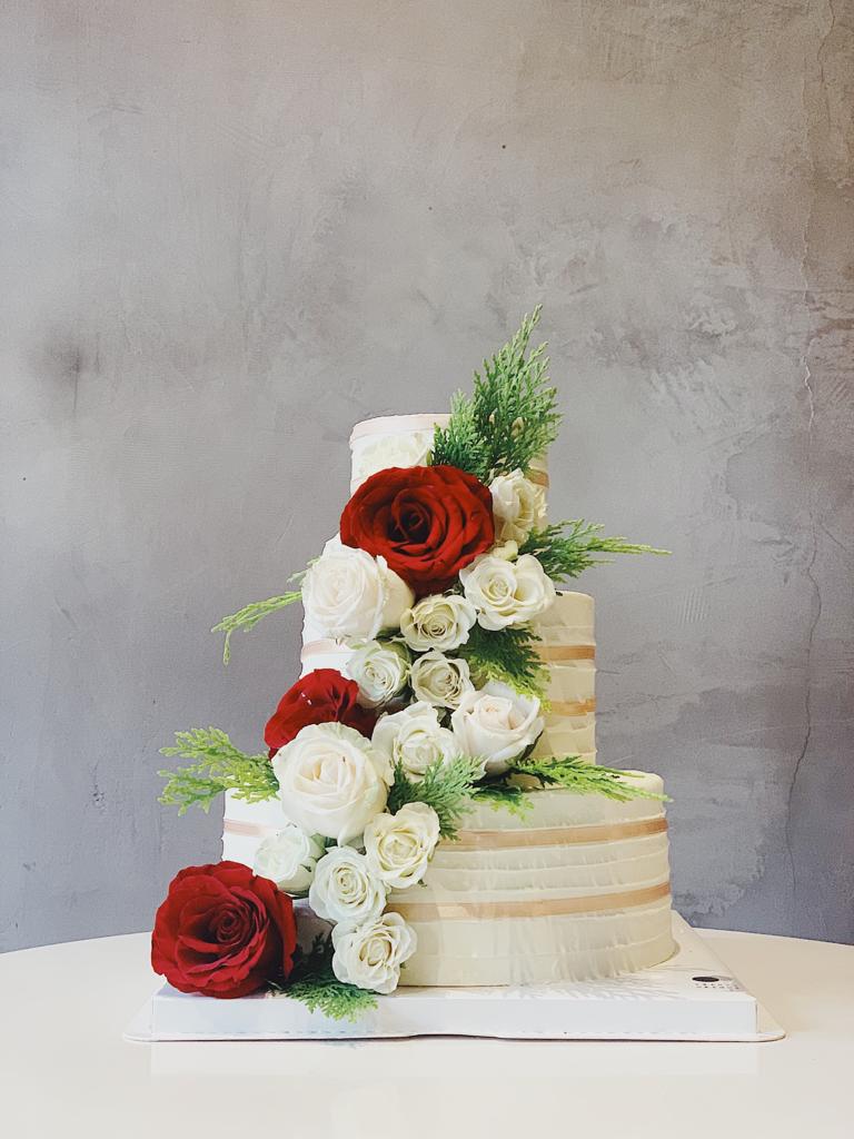 Sophie's Rustic Wedding Cake