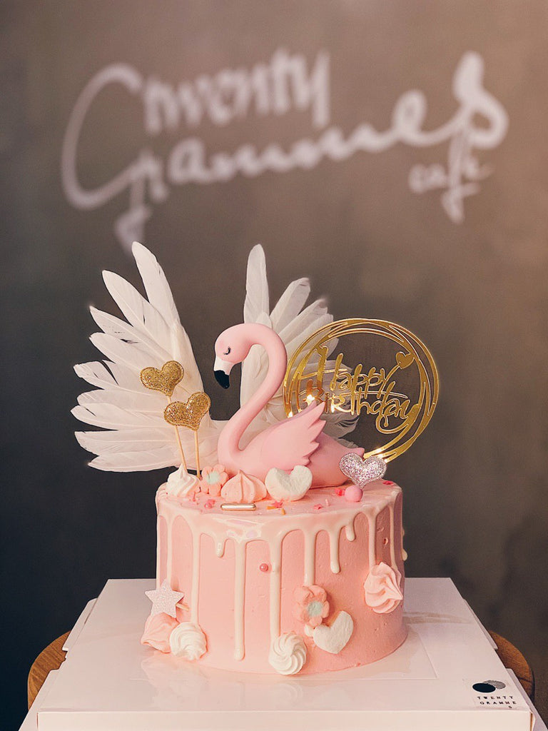 Pink Flamingo Cake